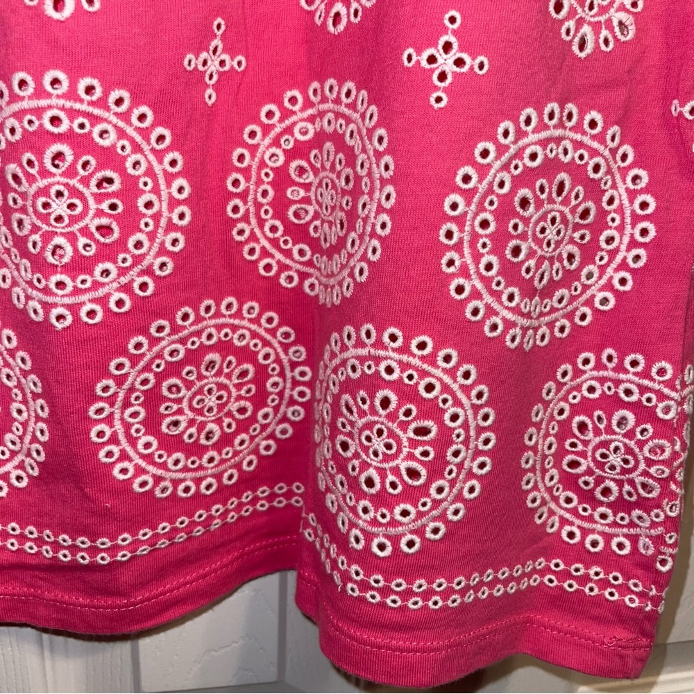 Charter Club Women’s Pink /white Top Size L - Picture 5 of 7